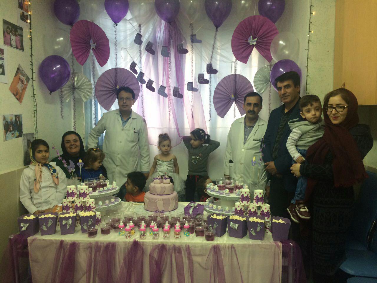 برگزاری جشن نوزاد نارس در بیمارستان بنت الهدی بجنورد
