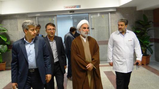 بازدید امام جمعه شیروان از بیمارستان آیت الله هاشمی رفسنجانی