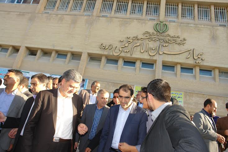 بازدید وزیر بهداشت از بیمارستان امام خمینی (ره) شیروان