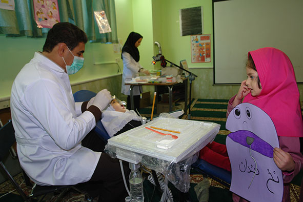 اجرای مرحله دوم طرح کشوری پیشگیری از پوسیدگی دندان در مدارس استان