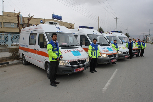 خدمات رسانی اورژانس 115 استان به 718 نفر در طرح نوروزی