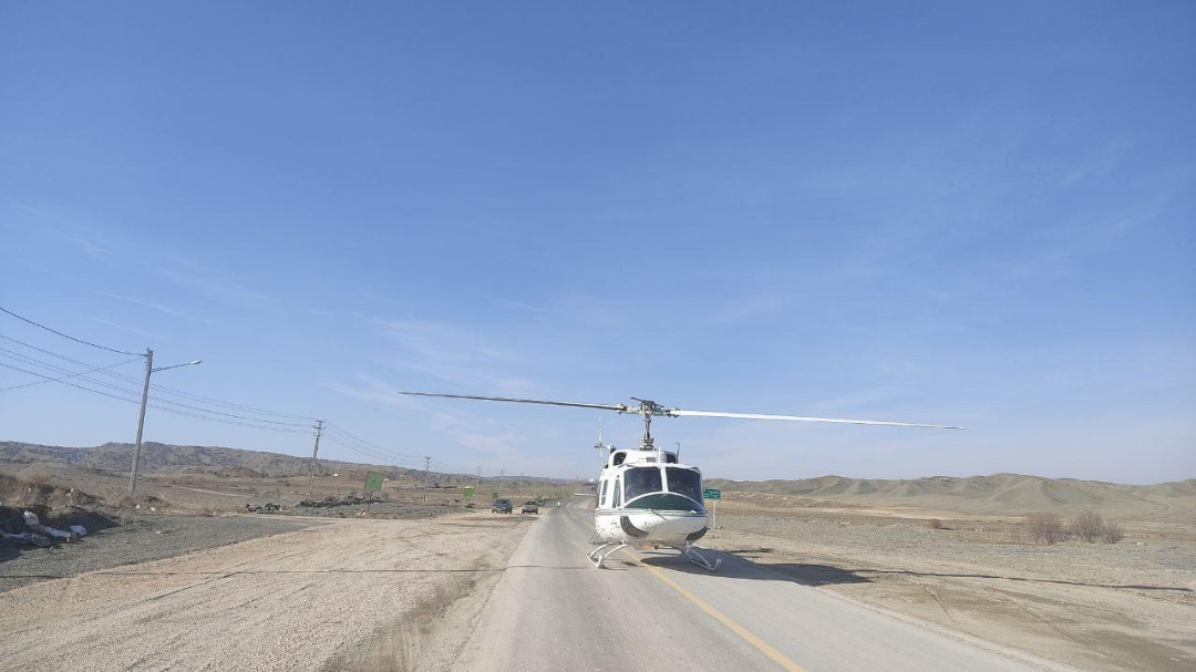 انتقال مصدوم از فاروج به بیمارستان امام علی (ع) بجنورد توسط اورژانس هوایی