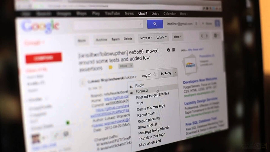 فوروارد خودکار ایمیل‌ها به آدرس‌های متعدد در Gmail