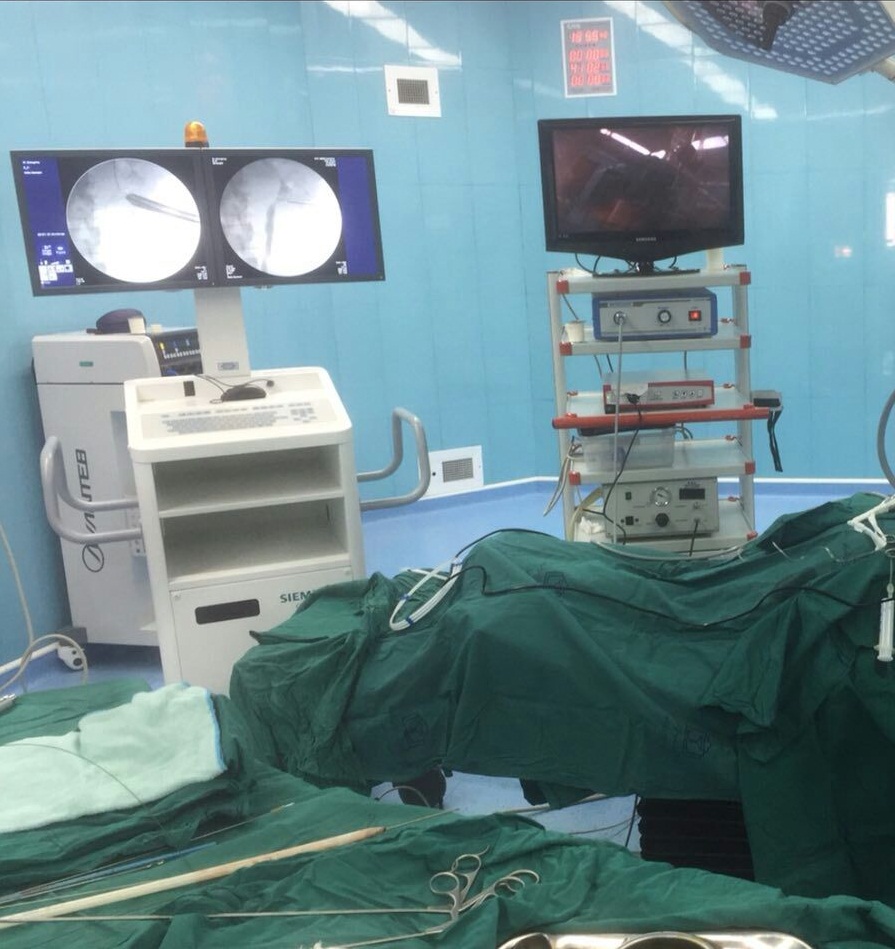 اولین عمل جراحی پیشرفته در بیمارستان تخصصی و فوق تخصصی امام حسن(ع)