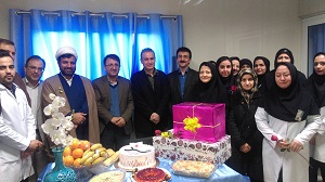 بازدید اعضاء هیات امنا دانشگاه علوم پزشکی به مناسبت ولادت حضرت زینب(س) و روز پرستار
