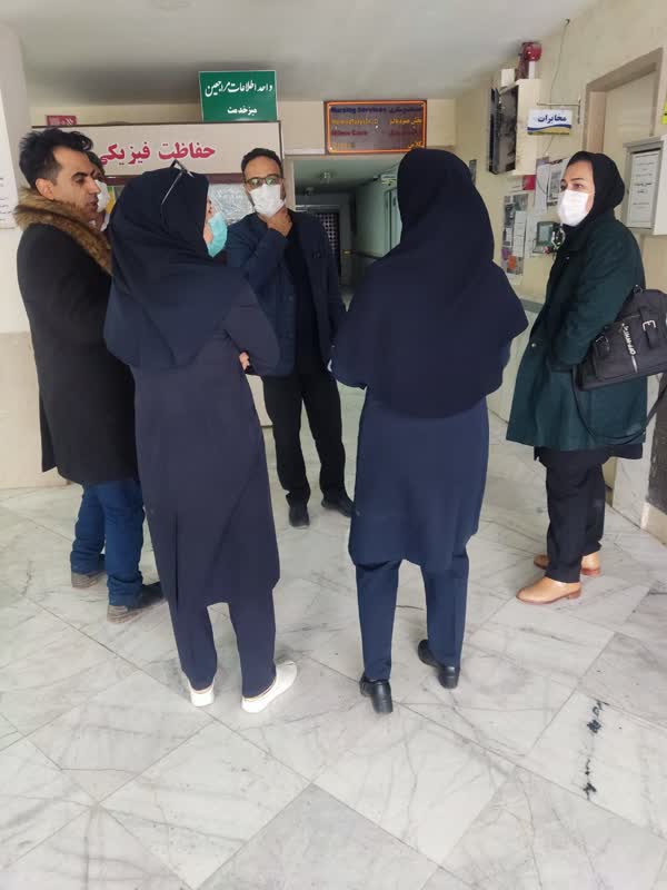 بازدید رئیس امور بیمارستانهای معاونت درمان دانشگاه از بیمارستان امام خمینی(ره) شیروان