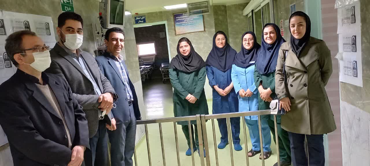 دیدار عیدانه رئیس بیمارستان امام خمینی(ره)شیروان
