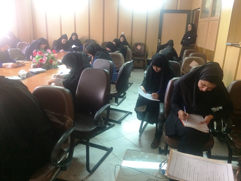 برگزاری دوره اول آزمون توانمندی همکاران محترم ماما شاغل در بیمارستان بنت الهدی