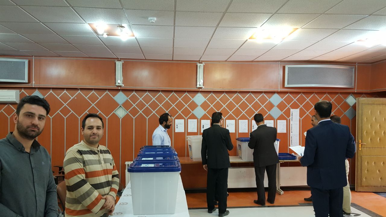 مانور انتخابات الکترونیکی  نظام پزشكي در بجنورد برگزار شد