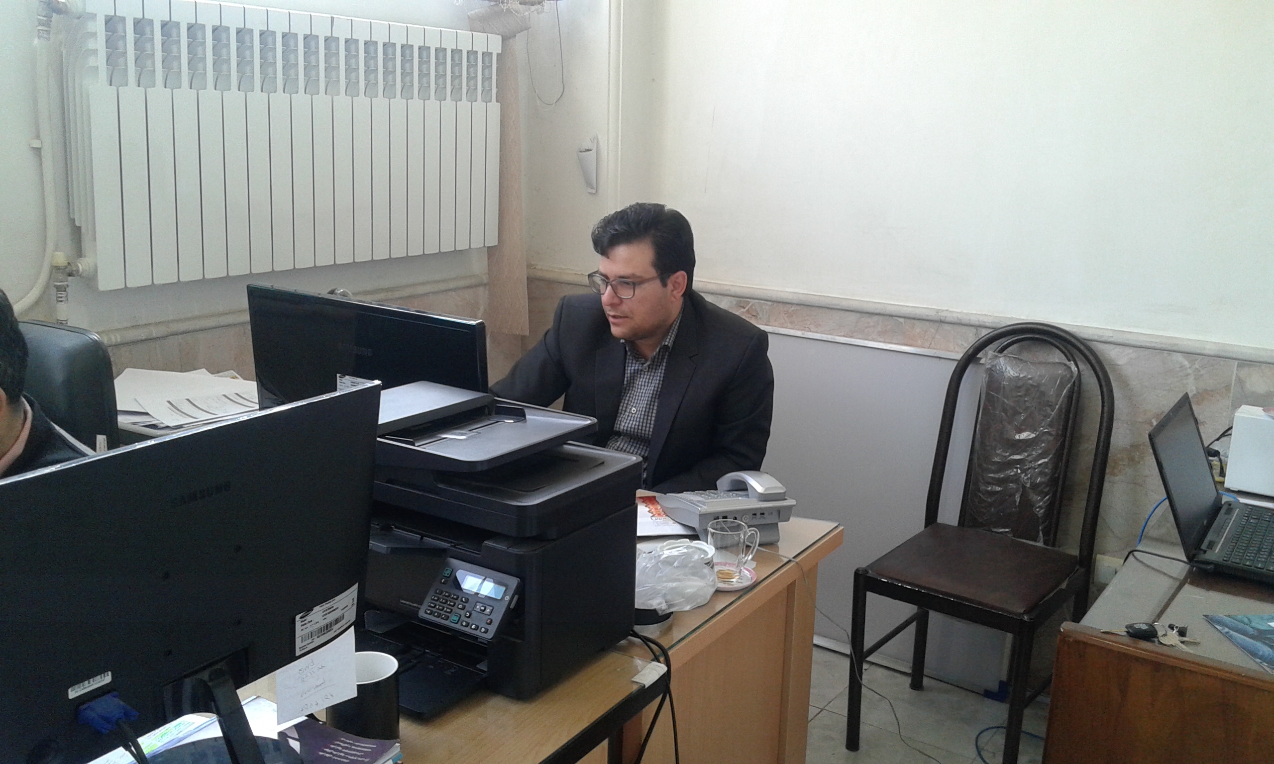 تحویل توکن های استعلام هویت بیمارستان امام حسن