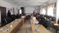 برگزاری جلسه آموزشی آمادگی در مقابل بلایای طبیی ویژه رابطان ادارات شهرستان فاروج