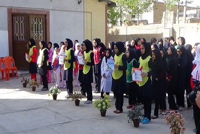 برگزاری مراسم افتتاحیه هفته سلامت در مدرسه نسترن شهرآشخانه
