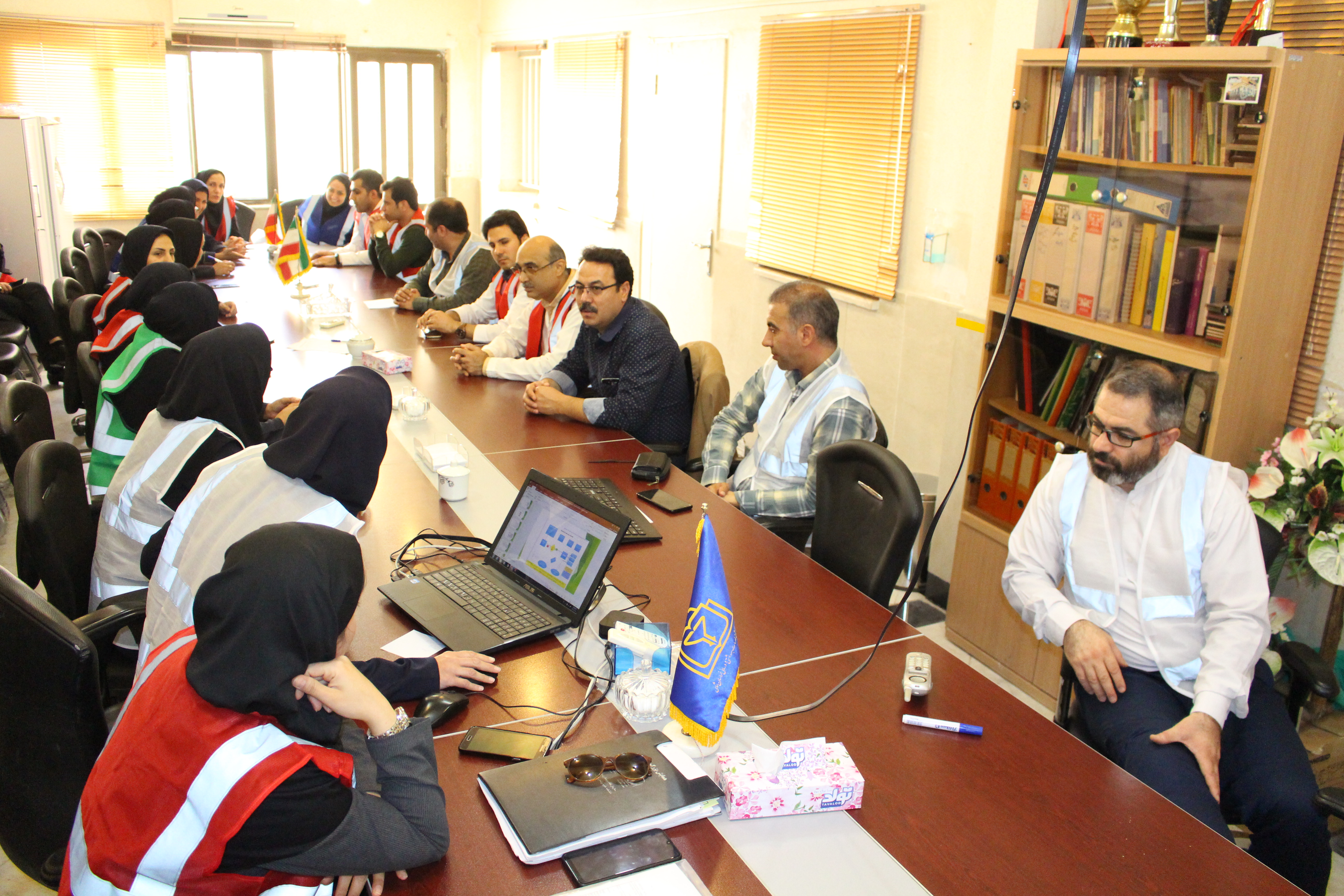 برگزاری تمرین فعالسازی سامانه HICS و فراخوان اعضا در بیمارستان امام علی (ع) بجنورد