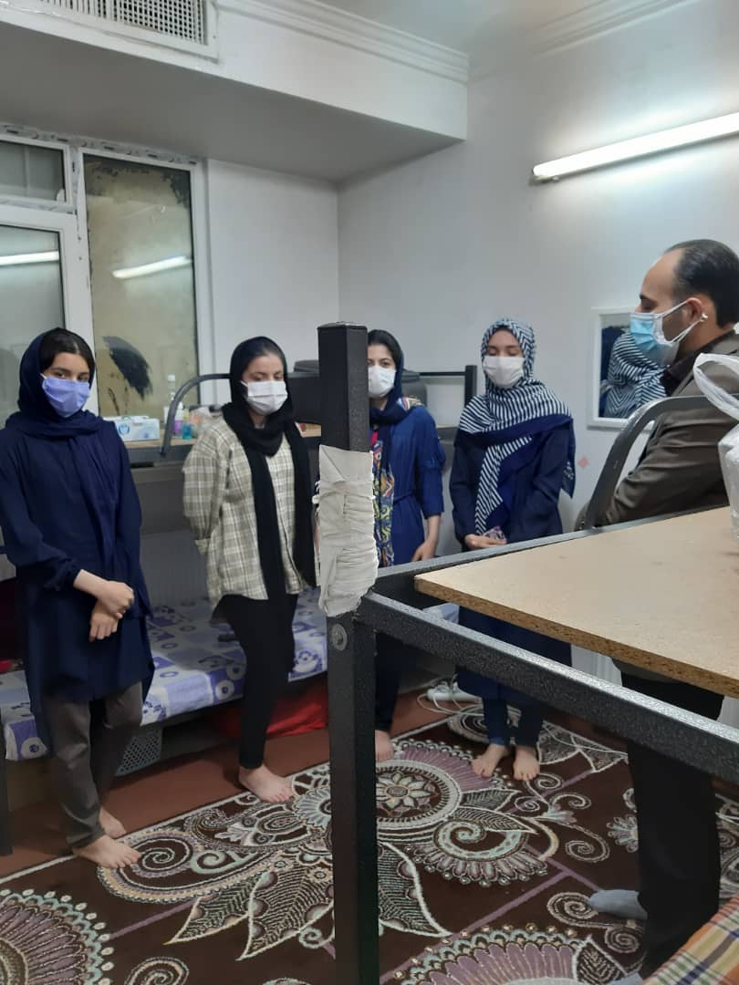 بازدید مدیر دانشجویی دانشگاه علوم پزشکی خراسان شمالی از خوابگاه ها